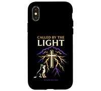 Croix chrétienne de Washington avec Croix inspirante appelée Coque pour iPhone X/XS