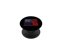 Croix Chrétienne, Dieu Et Muay Thai, Drapeau Américain, Boxe PopSockets PopGrip Adhésif