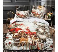 Croix chrétienne Housse de Couette 3D Effet Super Douce Hypoallergique Lumière céleste Parure de Lit Microfibre Fermeture Éclair Confortable Léger for Adulte Enfants Filles Double（200x200cm）