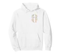 Croix chrétienne Jean 3 16 versets bibliques Filles et Femmes Sweat à Capuche