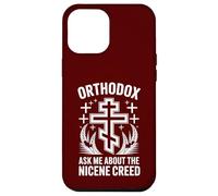 Croix chrétienne orthodoxe Demandez-Moi sur Le Credo de Nicée Coque pour iPhone 12 Pro Max