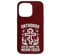 Croix chrétienne orthodoxe Demandez-Moi sur Le Credo de Nicée Coque pour iPhone 13 Pro