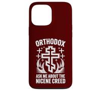 Croix chrétienne orthodoxe Demandez-Moi sur Le Credo de Nicée Coque pour iPhone 13 Pro Max