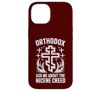 Croix chrétienne orthodoxe Demandez-Moi sur Le Credo de Nicée Coque pour iPhone 14