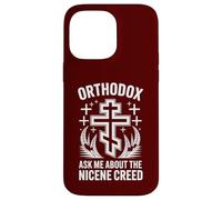 Croix chrétienne orthodoxe Demandez-Moi sur Le Credo de Nicée Coque pour iPhone 14 Pro Max