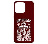 Croix chrétienne orthodoxe Demandez-Moi sur Le Credo de Nicée Coque pour iPhone 15 Pro Max