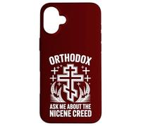 Croix chrétienne orthodoxe Demandez-Moi sur Le Credo de Nicée Coque pour iPhone 16 Plus