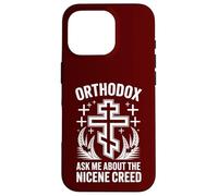 Croix chrétienne orthodoxe Demandez-Moi sur Le Credo de Nicée Coque pour iPhone 16 Pro