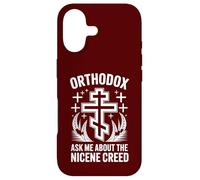 Croix chrétienne orthodoxe Demandez-Moi sur Le Credo de Nicée Coque pour iPhone 17