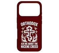 Croix chrétienne orthodoxe Demandez-Moi sur Le Credo de Nicée Coque pour iPhone 17 Pro