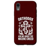 Croix chrétienne orthodoxe Demandez-Moi sur Le Credo de Nicée Coque pour iPhone XR