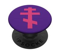 Croix chrétienne orthodoxe pour Femme, Foi Orientale Orientale Jésus PopSockets PopGrip Adhésif
