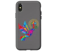 Croix colorée de Colombe du Saint-Esprit Louange Jésus baptême Jésus Coque pour iPhone X/XS