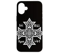 Croix copte orthodoxe avec Jésus-Christ Le Fils de Dieu Coque pour iPhone 16 Plus