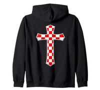 Croix croate - Dieu et Les Croates Sweat à Capuche