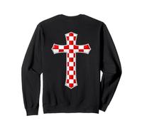 Croix croate - Dieu et Les Croates Sweatshirt