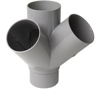 Croix d'angle PVC 45 degré Mâle/Femelle, 125