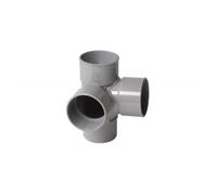 Croix d'angle PVC 87° 30 Mâle/Femelle - NICOLL