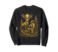 Croix de cerf catholique Chasseur St Hubert Sweatshirt