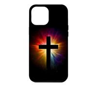 Croix de Couleur éclatante de Jésus-Christ, Foi chrétienne Coque pour iPhone 12 Pro Max