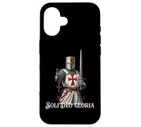 Croix de Croisade Latine templier catholique Coque pour iPhone 16