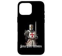 Croix de Croisade Latine templier catholique Coque pour iPhone 16 Pro Max