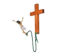 Croix de décoration murale pour la maison, voici un titre de produit pour l'annonce de Jésus Bungee Décoration unique bureau église sautant Crucifix Christ A