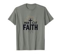 Croix de dévotion Religieuse Homme de Foi pour Homme T-Shirt