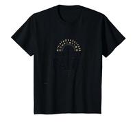 Croix de dévotion Religieuse Homme de Foi pour Homme T-Shirt, Enfant, Noir, 4 Ans