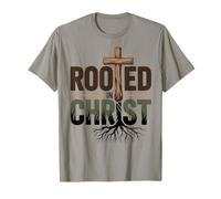 Croix de Foi chrétienne enracinée dans Le Christ Jésus T-Shirt