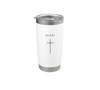 Croix de gloire - Minimaliste Christian Jésus-Christ Gobelet isotherme en acier inoxydable double paroi