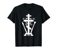 Croix de Golgotha orthodoxe blanche T-Shirt