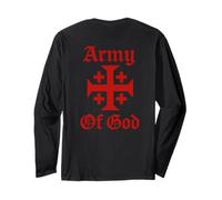 Croix de Jérusalem - Armée du Christ Manche Longue