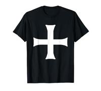 Croix de Jérusalem Chevalier Templier Chrétien Guerrier Croisé T-Shirt