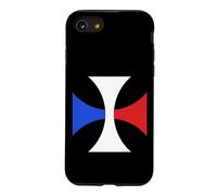 Croix de Jérusalem Drapeau Français Chevalier Templier Coque pour iPhone SE (2020) / 7/8