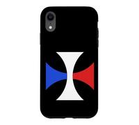 Croix de Jérusalem Drapeau Français Chevalier Templier Coque pour iPhone XR