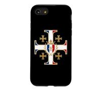 Croix de Jérusalem française - France catholique Coque pour iPhone SE (2020) / 7/8