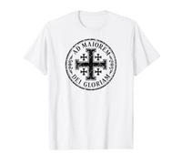 Croix de Jérusalem pour la Plus Grande Gloire de Dieu Black Aged T-Shirt Graphique avec Valeur
