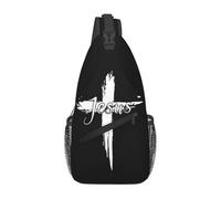 Croix De Jésus 1 Unisexe Sacoche Bandouliere Petit Sac De Poitrine Léger Sacs À Dos Porté Travers Pour Sport Business Randonnée Travail