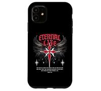 Croix de Jésus éternel Gothique Punk Life Nu Goth Bible Verse Coque pour iPhone 11