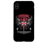 Croix de Jésus éternel Gothique Punk Life Nu Goth Bible Verse Coque pour iPhone XS Max