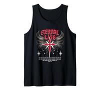 Croix de Jésus éternel Gothique Punk Life Nu Goth Bible Verse Débardeur