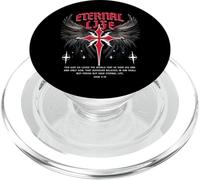Croix de Jésus éternel Gothique Punk Life Nu Goth Bible Verse PopSockets PopGrip pour MagSafe