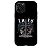 Croix de Jésus Gothique Y2K Streetwear Nu Goth Bible Verse Coque pour iPhone 11 Pro
