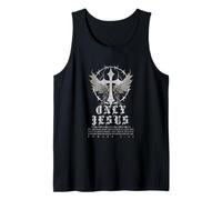Croix de Jésus Punk Gothique Y2K Nu Goth Faith Bible Verse Débardeur