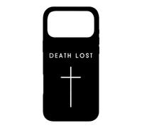 Croix de la Mort Perdue Minimaliste Religieuse Coque pour iPhone 17 Pro Max