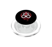 Croix de Léviathan satanique et Pentagramme PopSockets PopGrip pour MagSafe