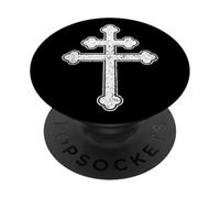 Croix de Lorraine Chevaliers Templiers Franc-Maçon Bague Magnum PopSockets PopGrip Adhésif