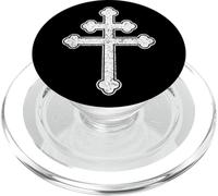 Croix de Lorraine Chevaliers Templiers Franc-Maçon Bague Magnum PopSockets PopGrip pour MagSafe