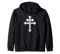 Croix de Lorraine Chevaliers Templiers Franc-Maçon Bague Magnum Sweat à Capuche